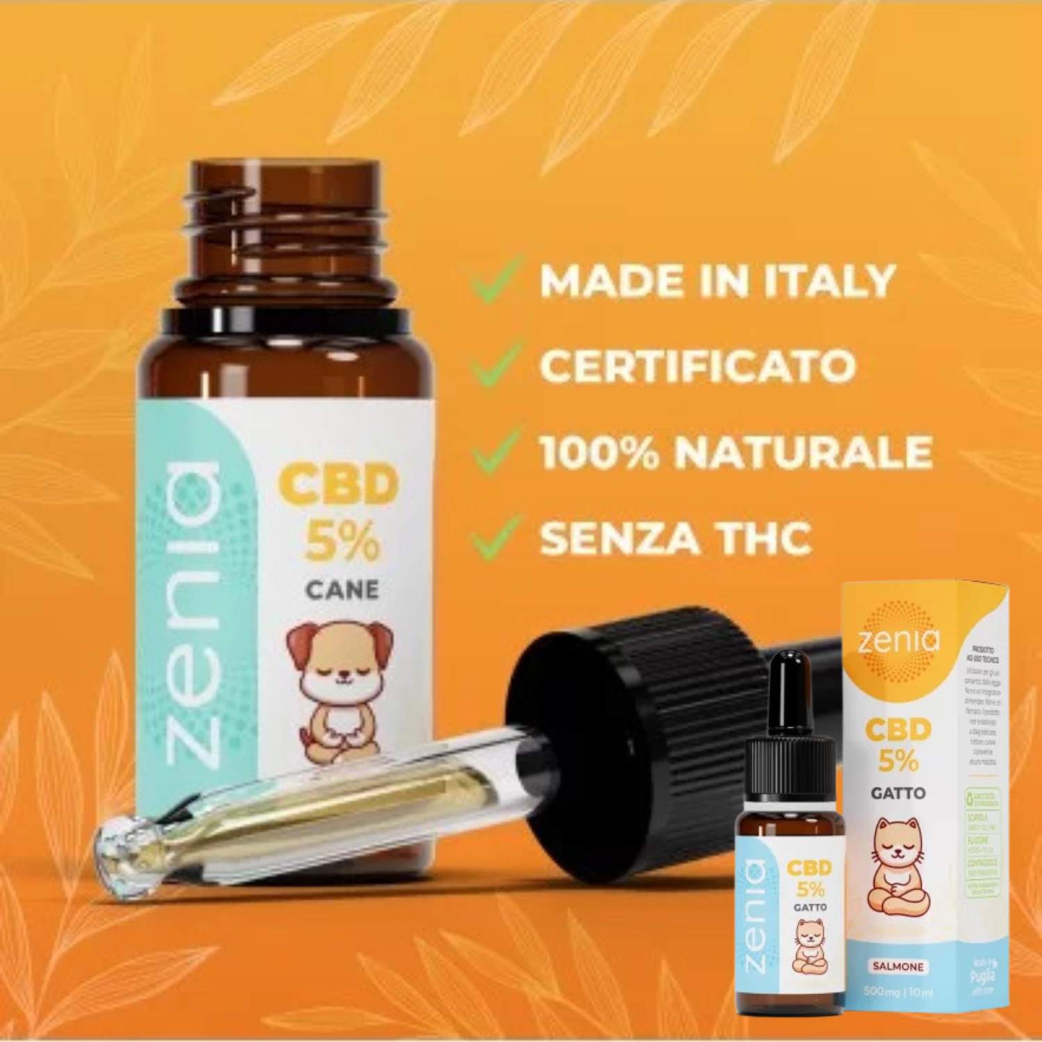 zenia olio cbd thc free 5% per gatto cane zenia olio cbd thc free 5% per gatto cane for pet