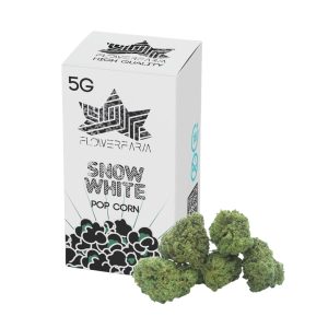 snow white frower farm cannabis light small buds pop corn