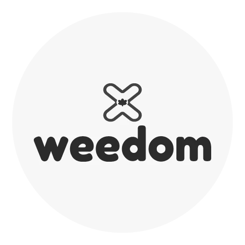 logo weedom cannabis brand